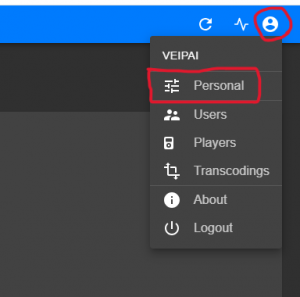 点击右上角设置